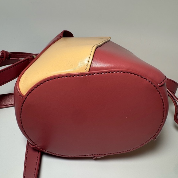 SOLD Chloé Tulip Mini Bucket Bag Pink (Faded Rose) & Cream Leather Luxury Bag - Picture 7 of 11